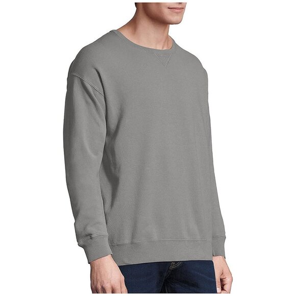 Originals Fleece, Garment Dyed Pullover, Crewneck Sweatshirts Concrete Gray - Picture 3 of 6